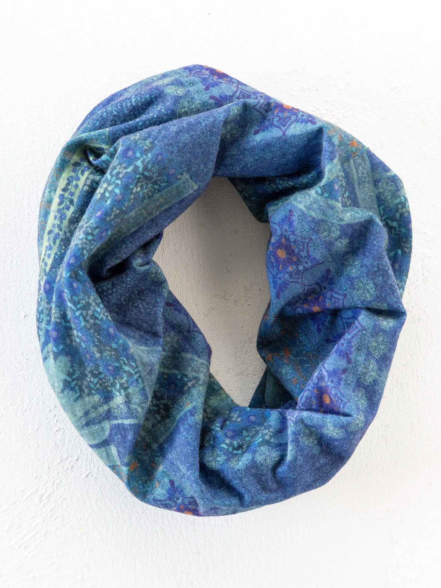 Full Boho BandeauÂ® Headband - Navy Patchwork