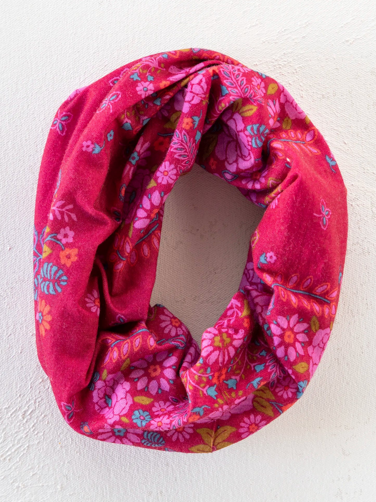 Full Boho BandeauÂ® Headband - Merlot Floral Bandana