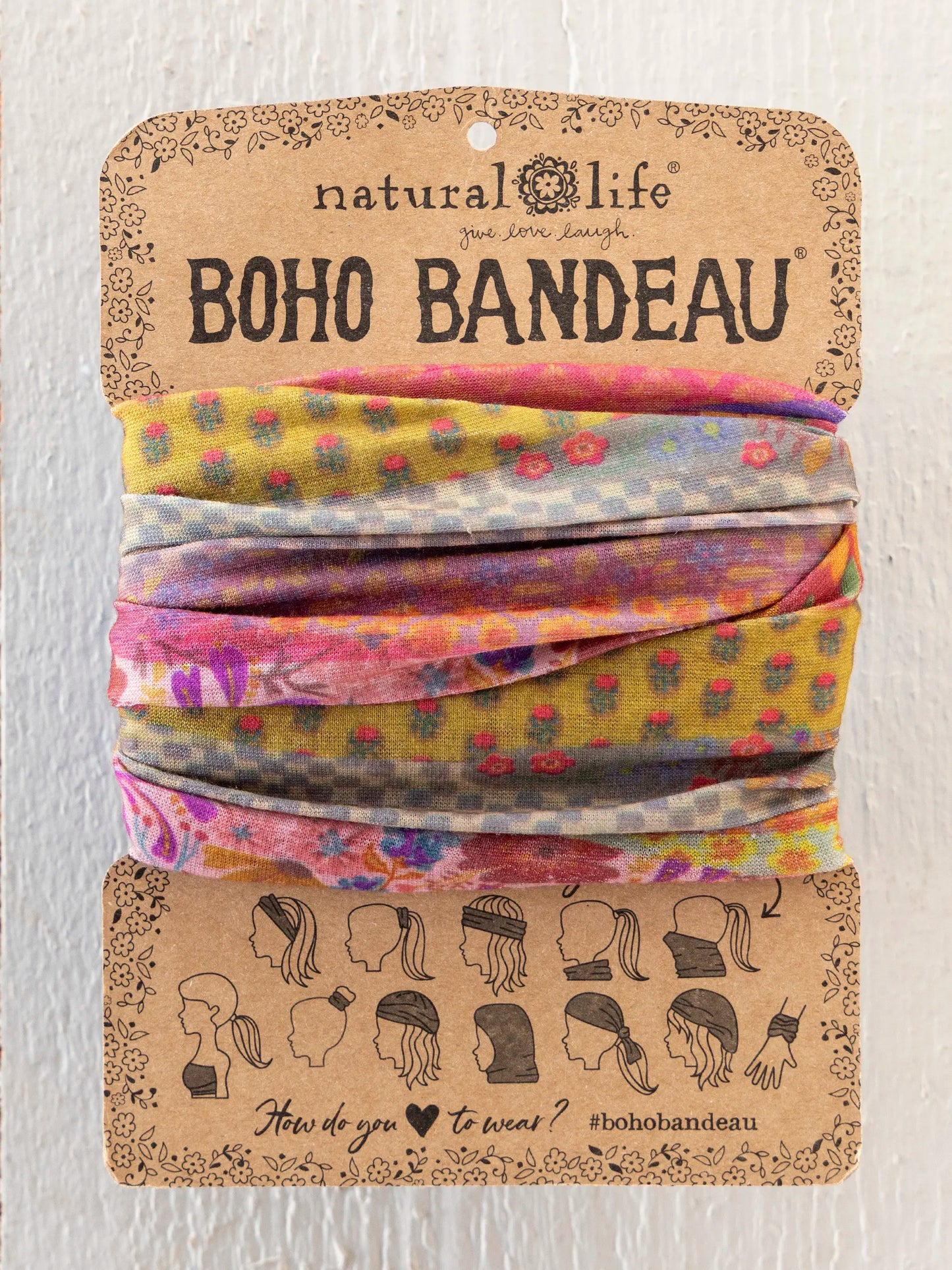 Full Boho BandeauÂ® Headband - Garden Waves