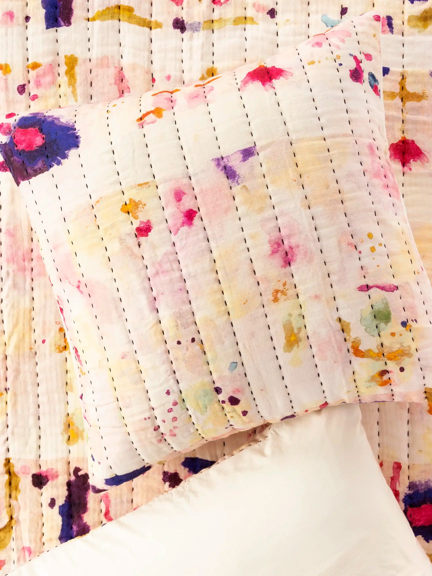 Gauze Euro Sham - Light Pink