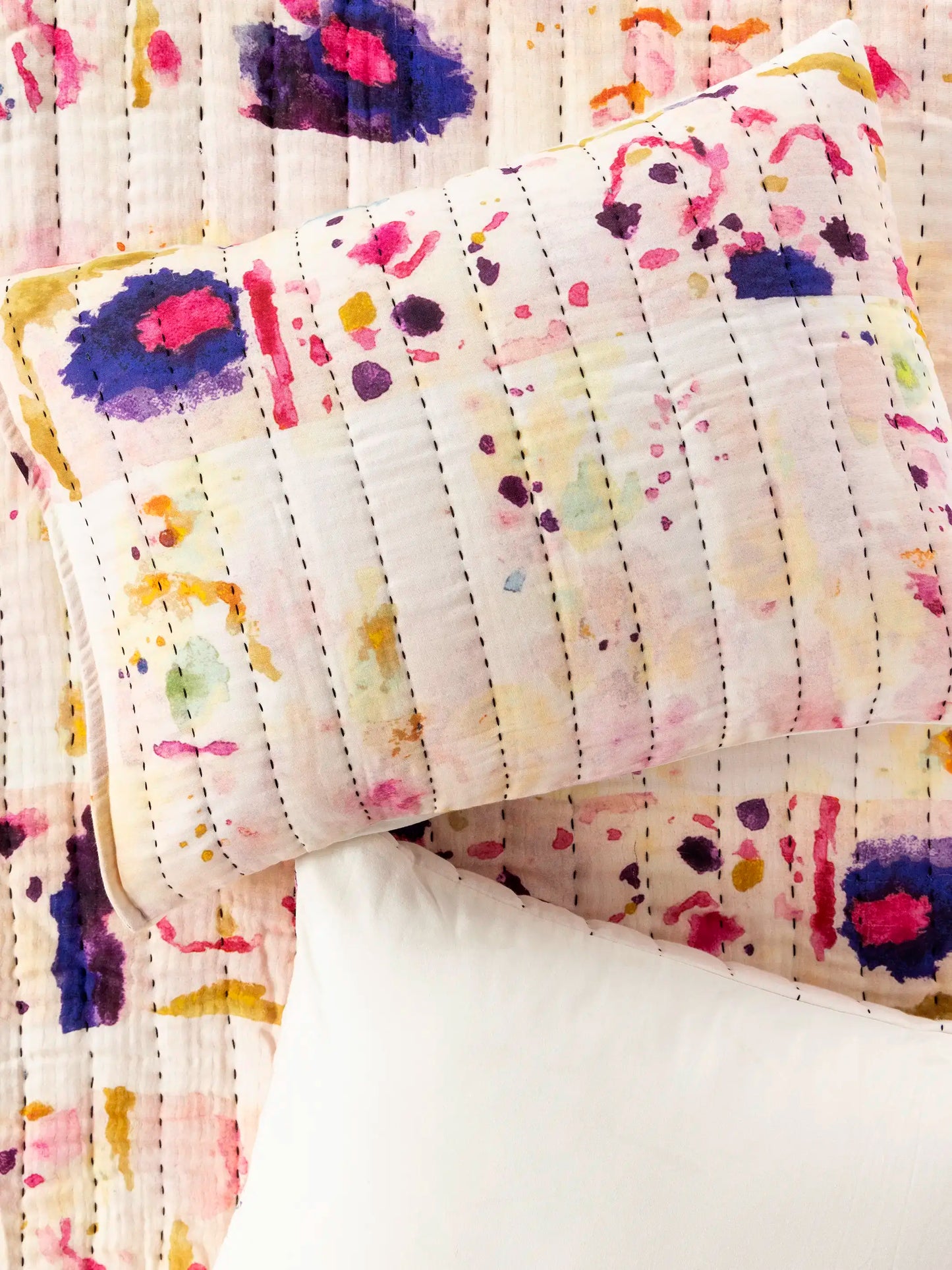 Gauze Shams, Set of 2 - Light Pink