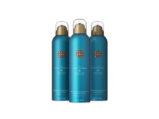 The Ritual of Hammam Shower Foam Value Pack multipack 3x doucheschuim