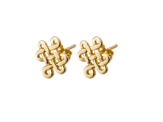 House of Rituals Infinity Stud Earrings vergulde Infinity-oorbellen