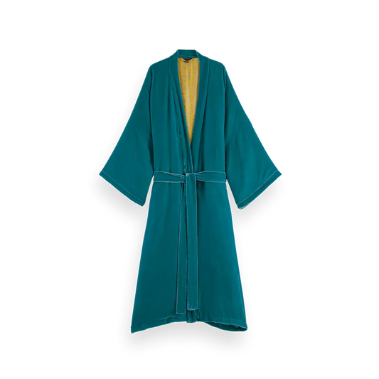 House of Rituals Saigon Collection Kimono viscose silk velvet kimono