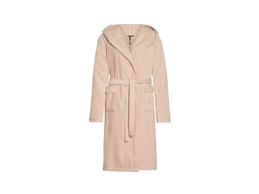 Super Smooth Cotton Bathrobe Women's Pale Pink