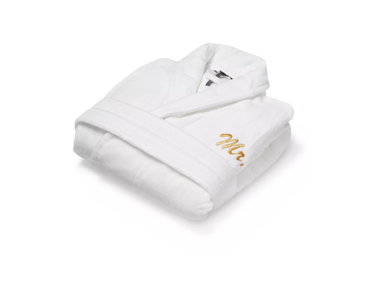 Mr Bathrobe - White - XL