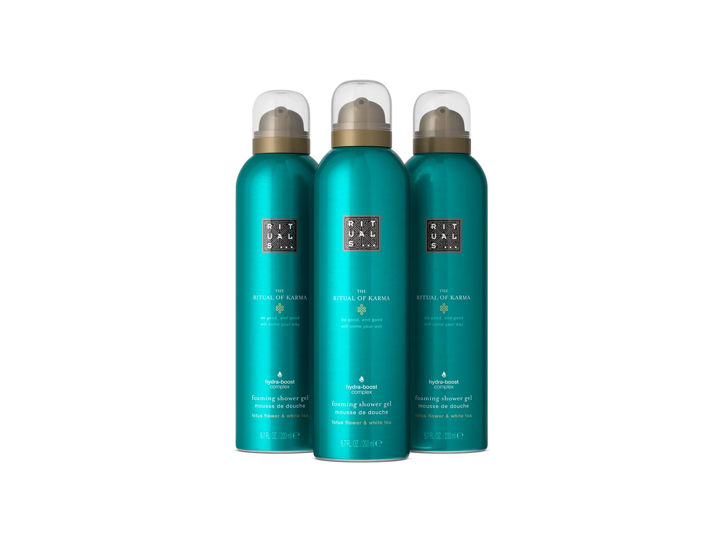 The Ritual of Karma Shower Foam Value Pack multipack 3x doucheschuim