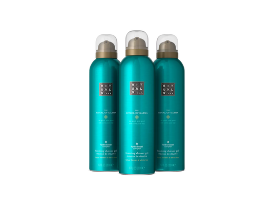 The Ritual of Karma Shower Foam Value Pack multipack 3x shower foam