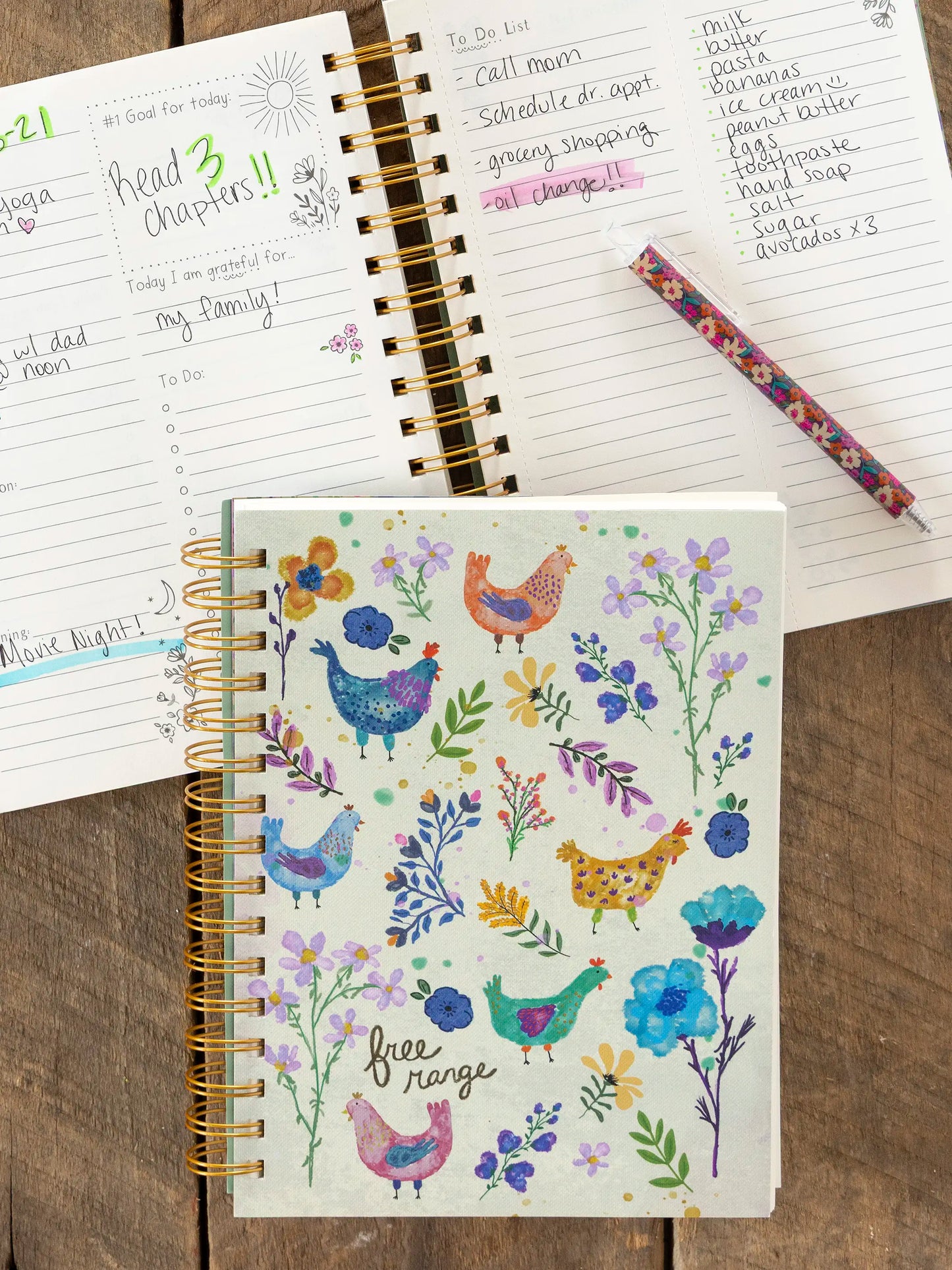 Daily To-Do List Planner - Chickens