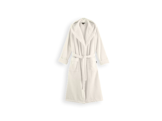 Super Smooth Cotton Bathrobe Women's Off White