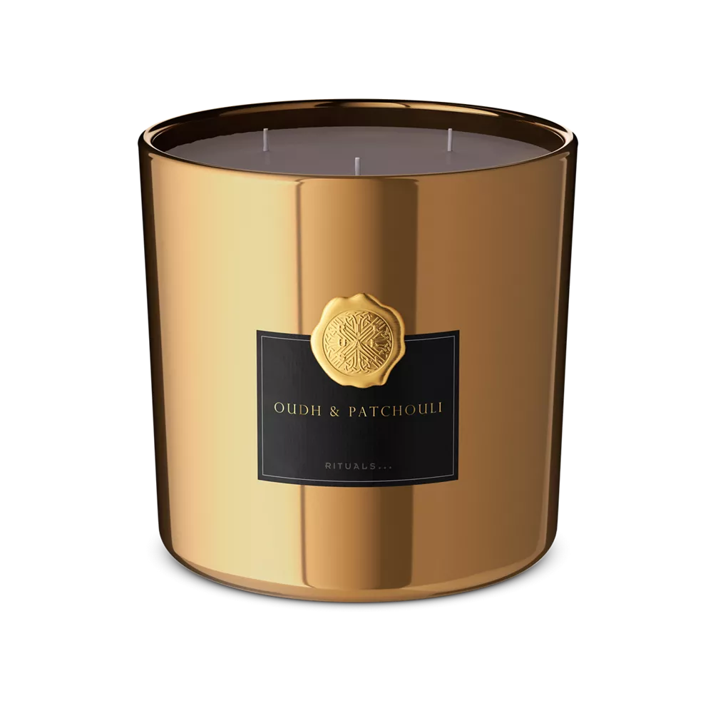 The Ritual of Oudh Medium Scented Candle XL luxury scented candle, 1000 gr