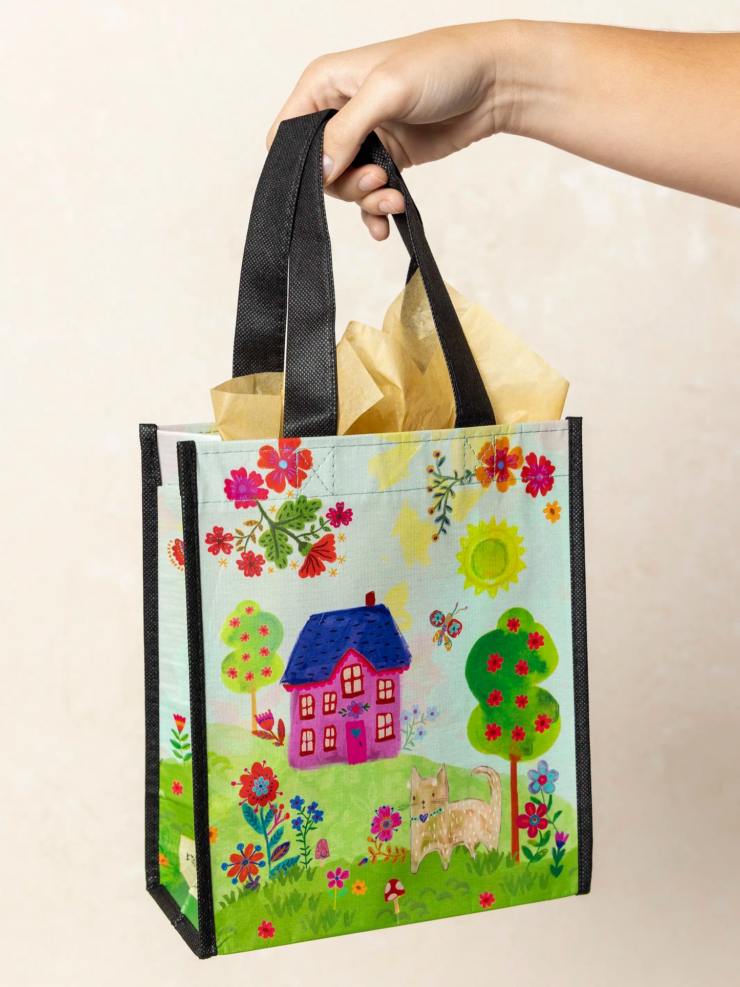 Medium Happy Bag, Single - Cat