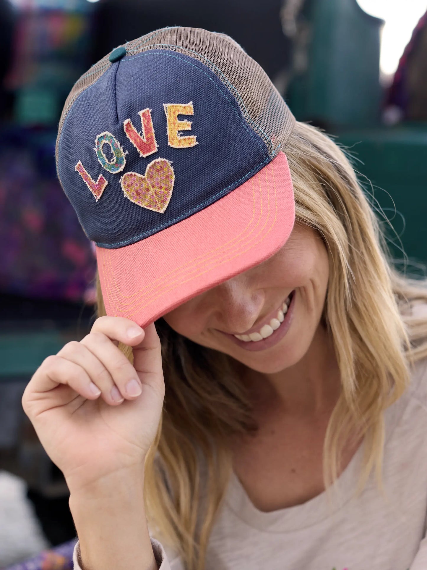 Canvas Trucker Hat - Love