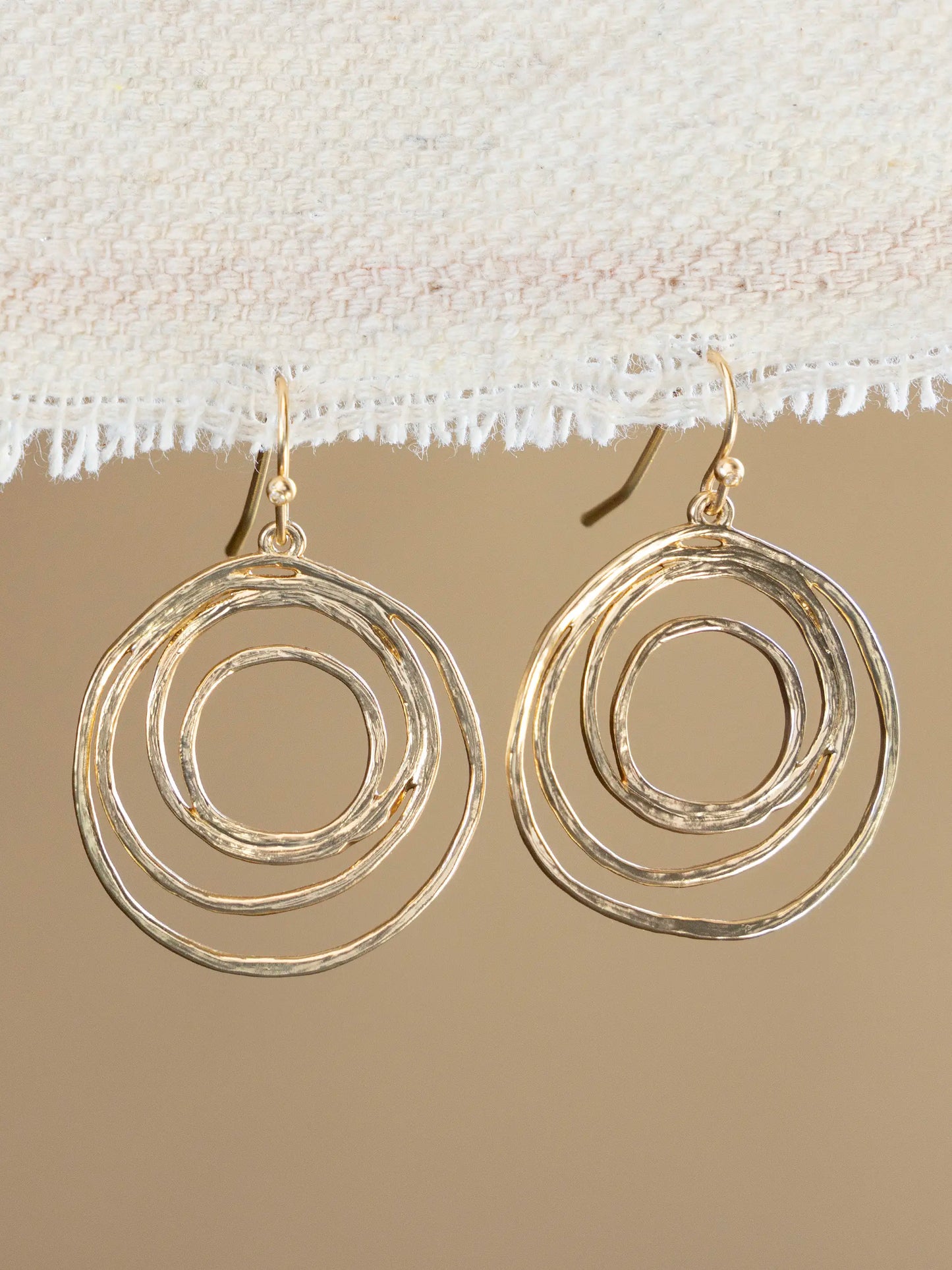 Spiral Gold Earrings