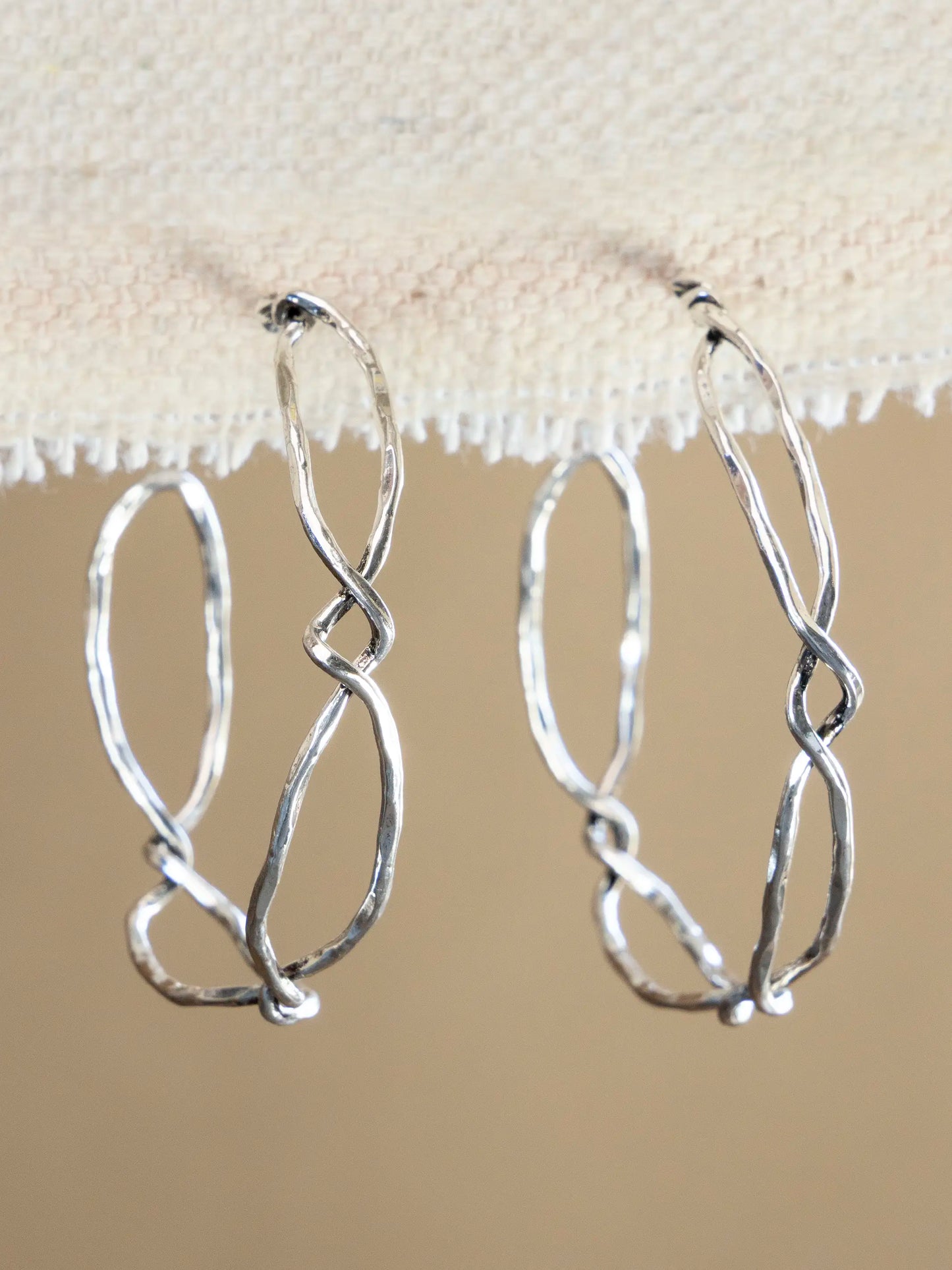 Silver Hoop Earrings