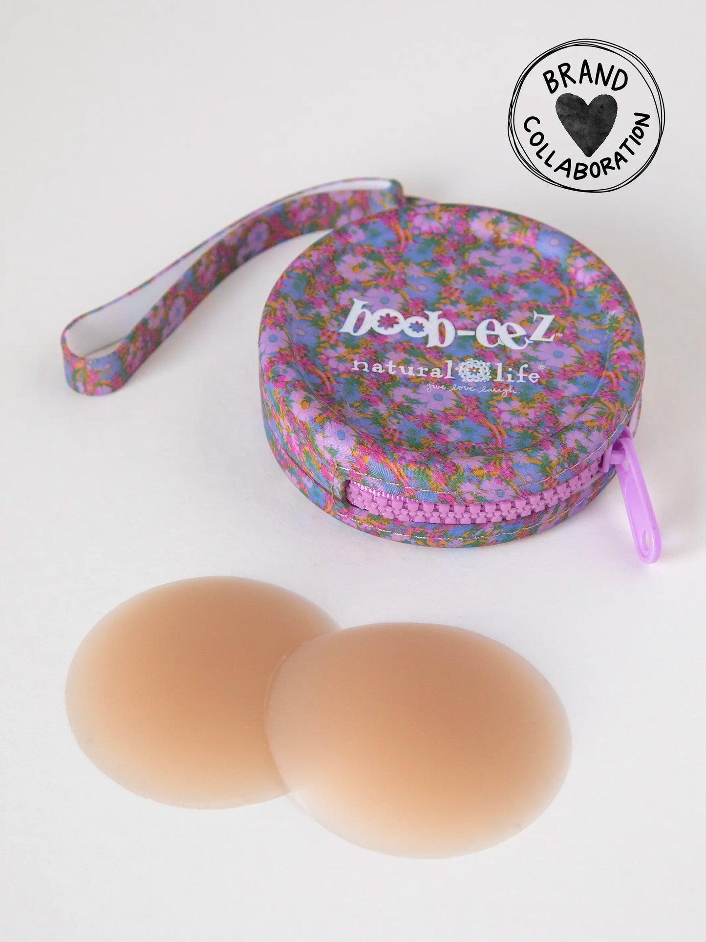 Boob-eezÂ® x Natural Life Deluxe Duo Nipple Cover - Medium