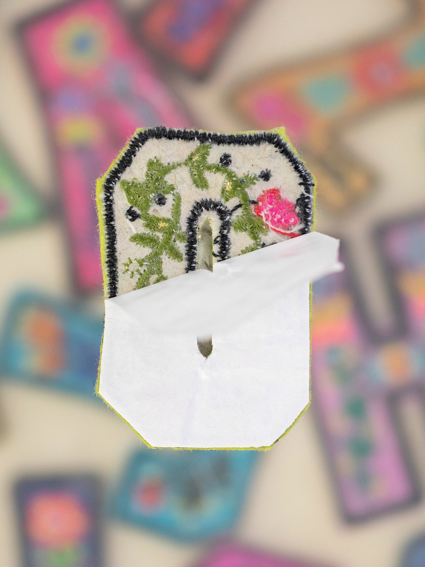 Stick-On Letter Patch - F