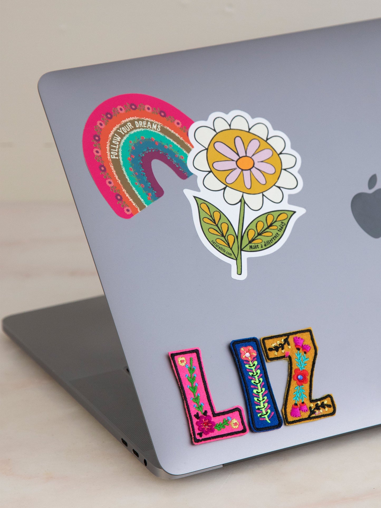 Stick-On Letter Patch - J