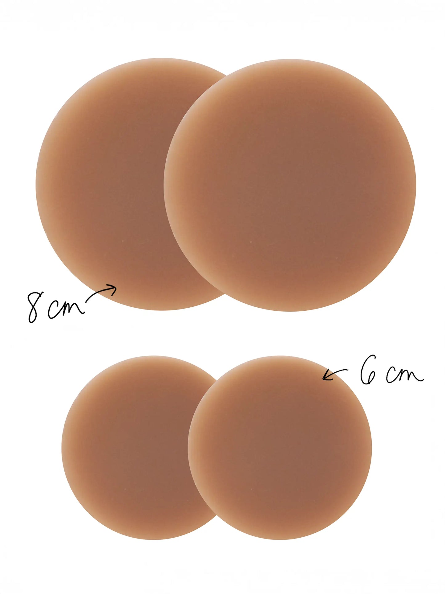 Boob-eezÂ® x Natural Life Deluxe Duo Nipple Cover - Dark