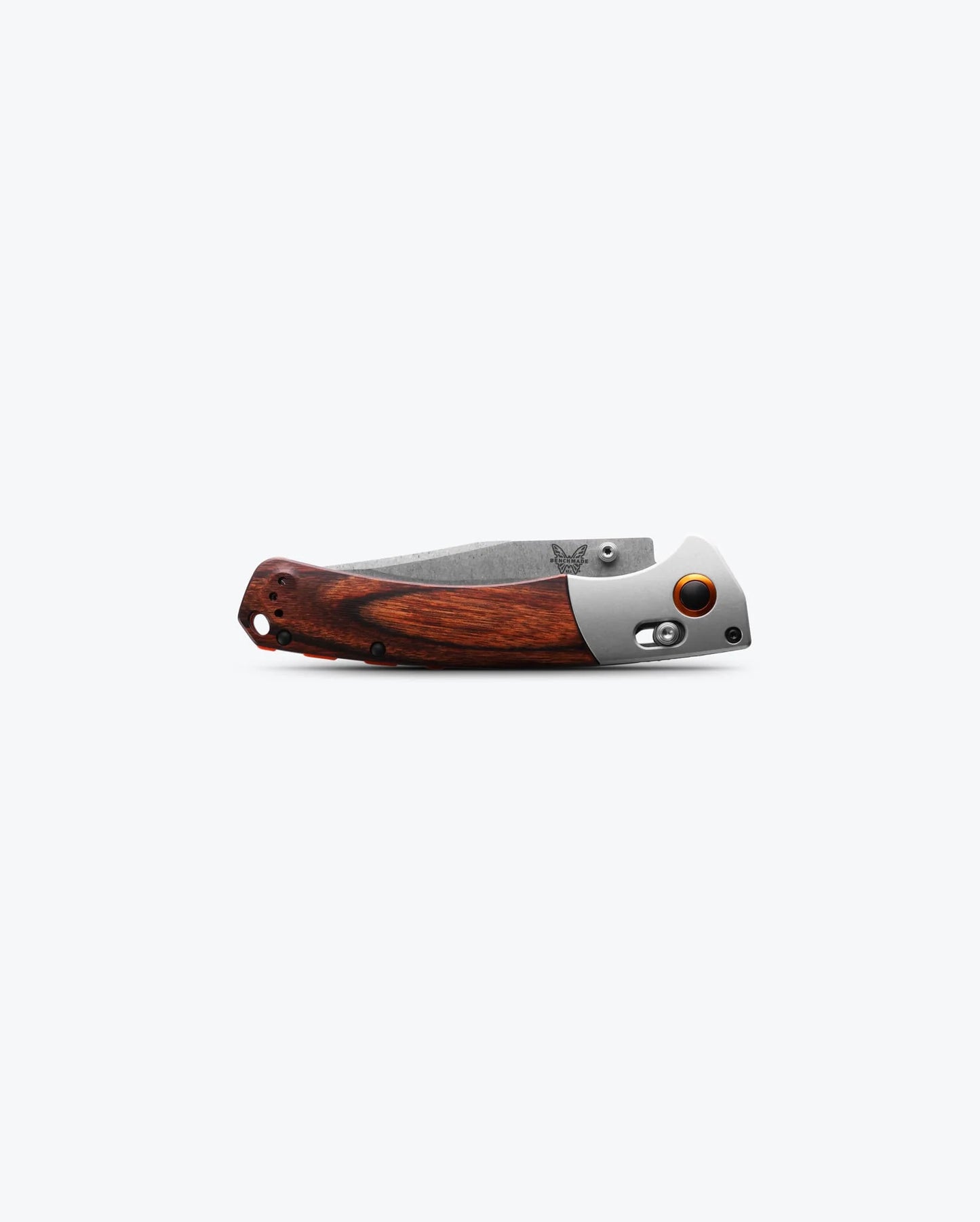 Crooked River | Grey Aluminum & Wood | Clip-point