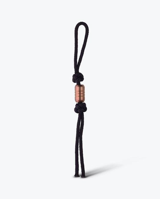 Lanyard, SS Bead | Rose Gold PVD