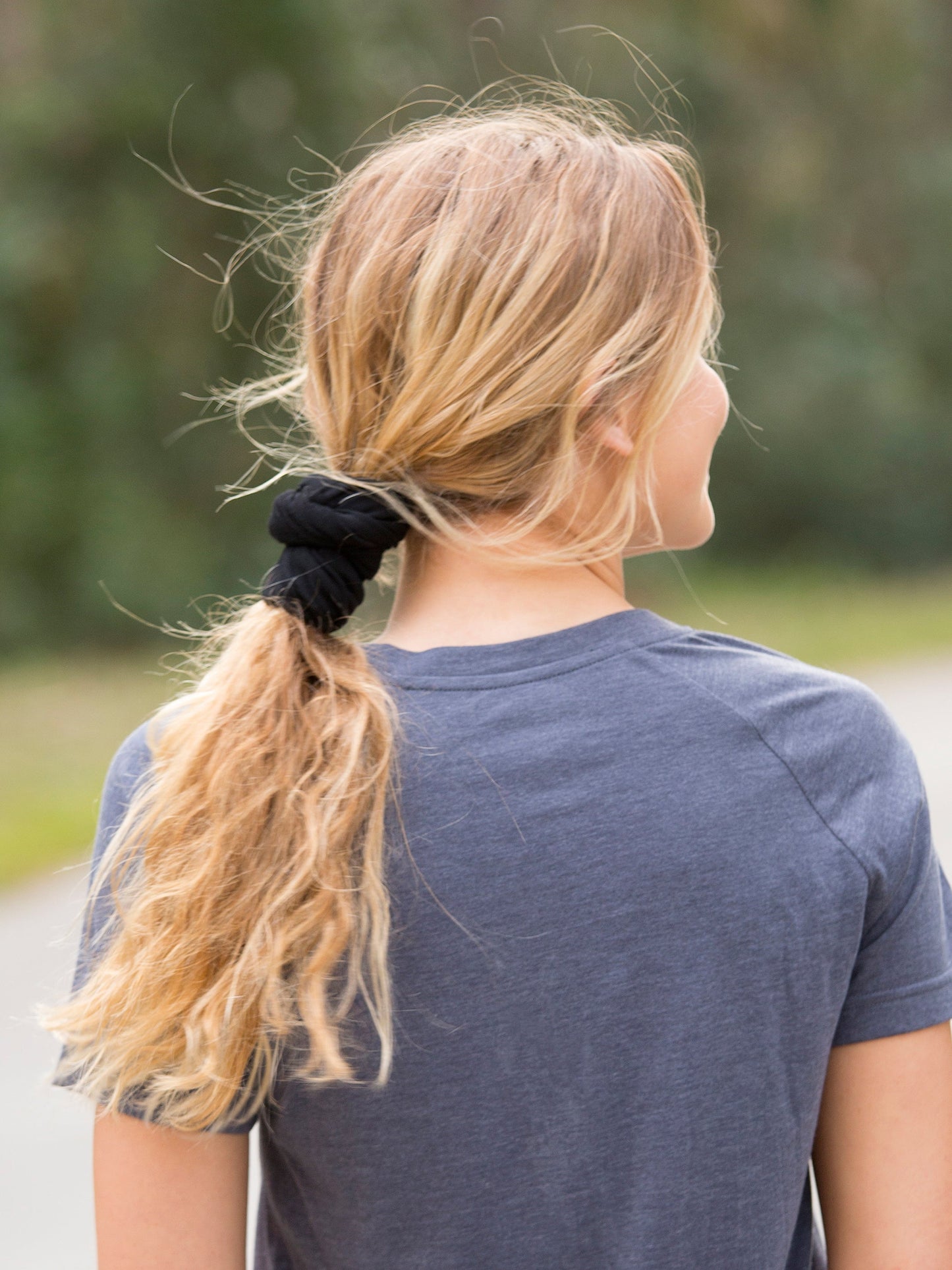 Solid Boho BandeauÂ® Headband - Black