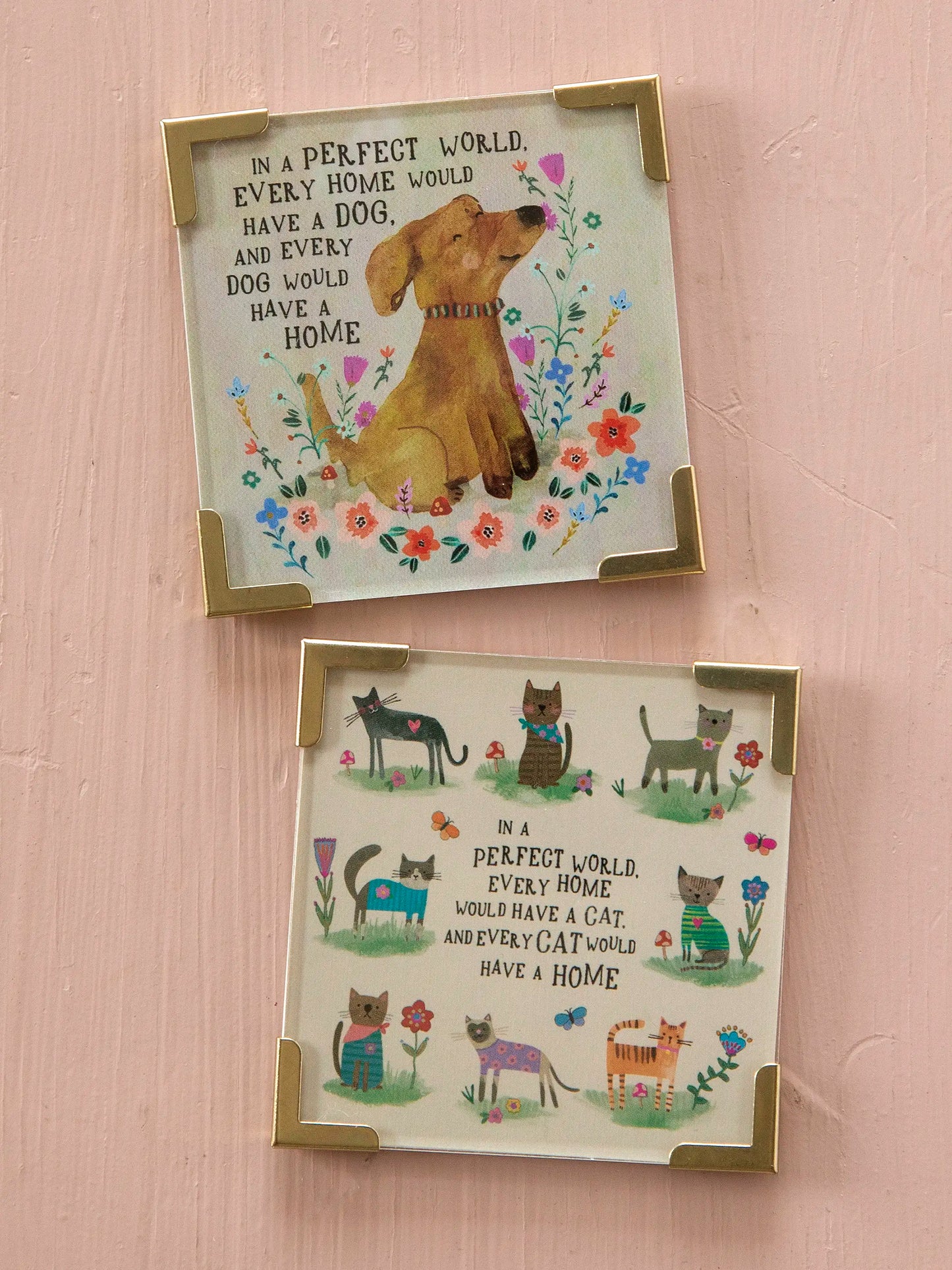 Corner Magnet Keepsake - Every Cat Has A Home