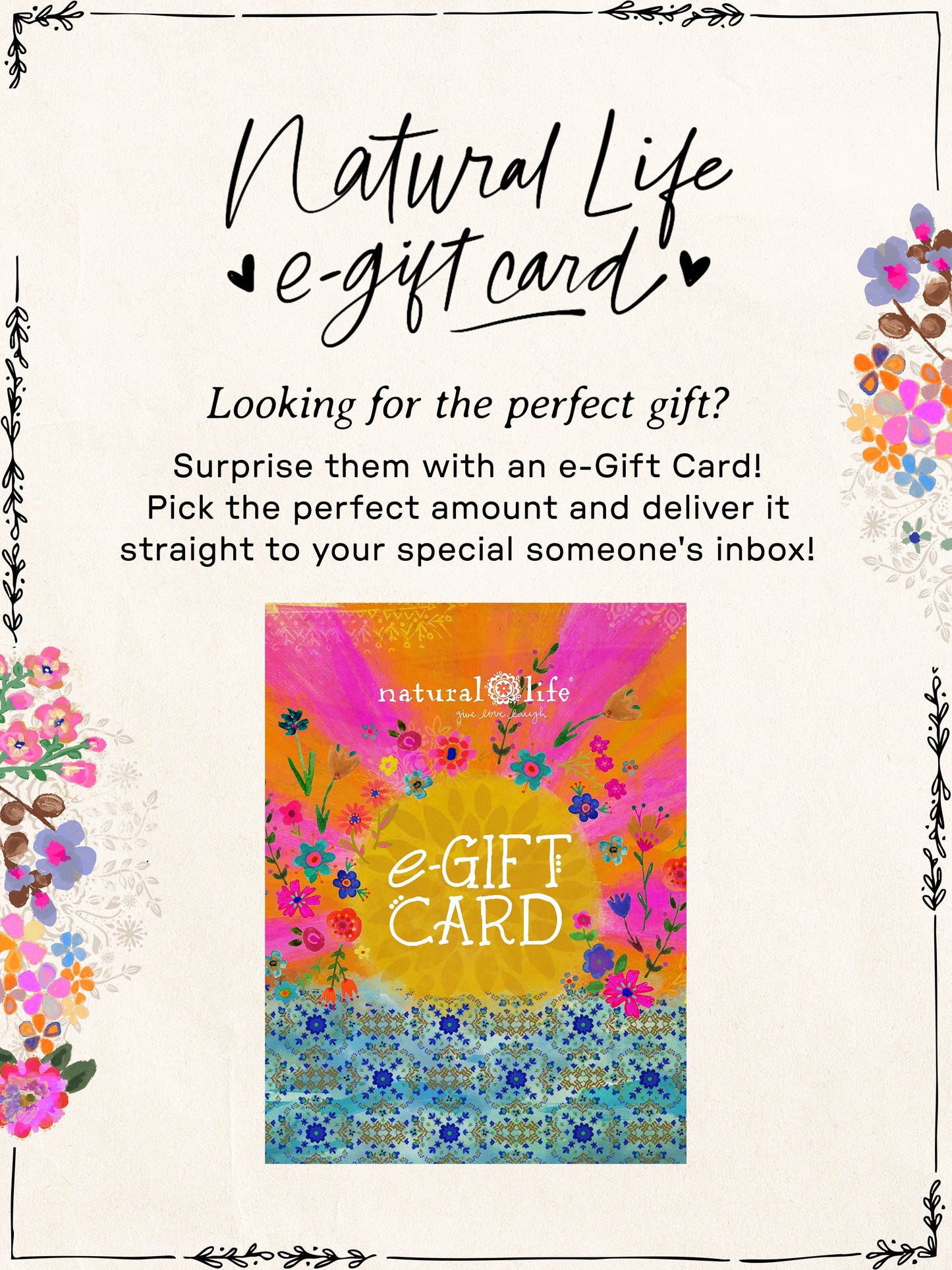Natural Life E-Gift Card